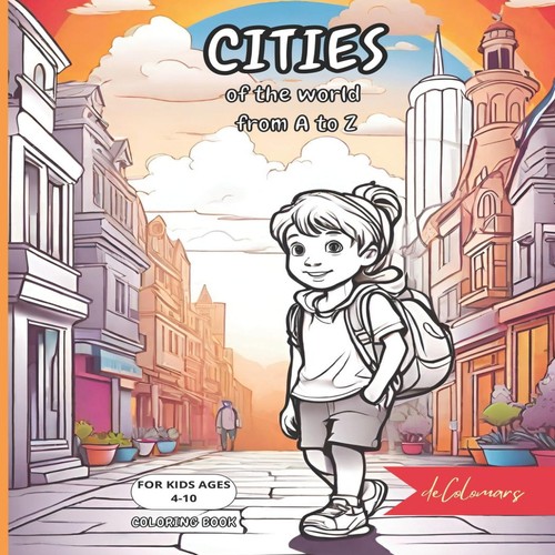 Cities the world - cities, coloring